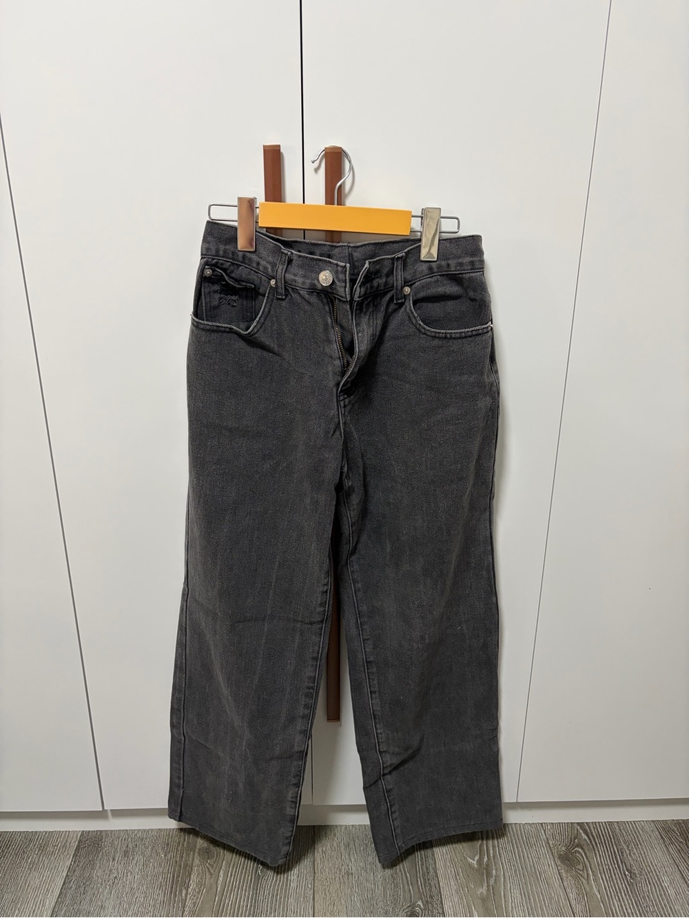 White Fox Boutique Gray Wide-Leg Jeans